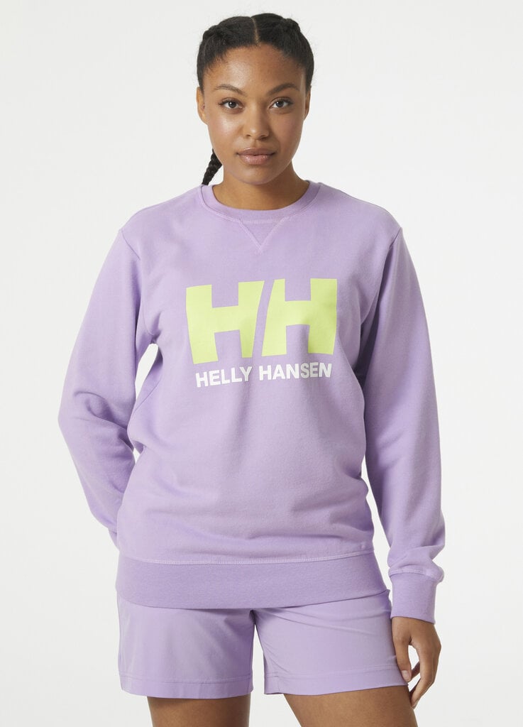 Helly Hansen CREW, violetin värinen naisten collegepaita hinta ja tiedot | Naisten hupparit, collegepaidat ja villapaidat | hobbyhall.fi