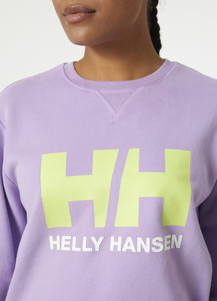 Helly Hansen CREW, violetin värinen naisten collegepaita hinta ja tiedot | Naisten hupparit, collegepaidat ja villapaidat | hobbyhall.fi