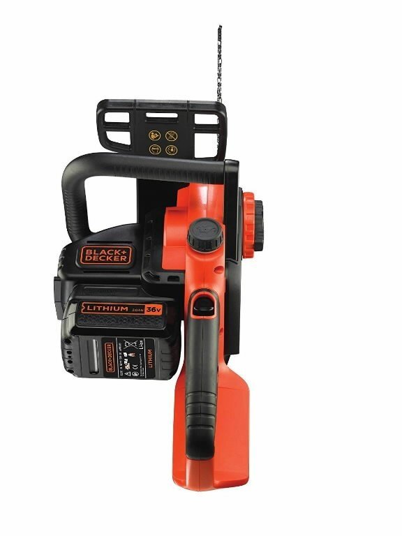 Black+Decker Akkumoottorisaha GKC3630L20 / 36 V / 2 Ah / 30 cm, musta hinta ja tiedot | Moottorisahat | hobbyhall.fi