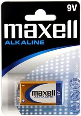 Akku Maxell (6LR61), 9V hinta ja tiedot | Maxell Kodin remontointi | hobbyhall.fi
