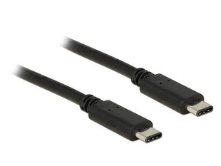 Kaapeli Delock Kaapeli USB Type-C 2.0 uros > USB Type-C 2.0 uros, 2m 83332 hinta ja tiedot | Puhelinkaapelit | hobbyhall.fi