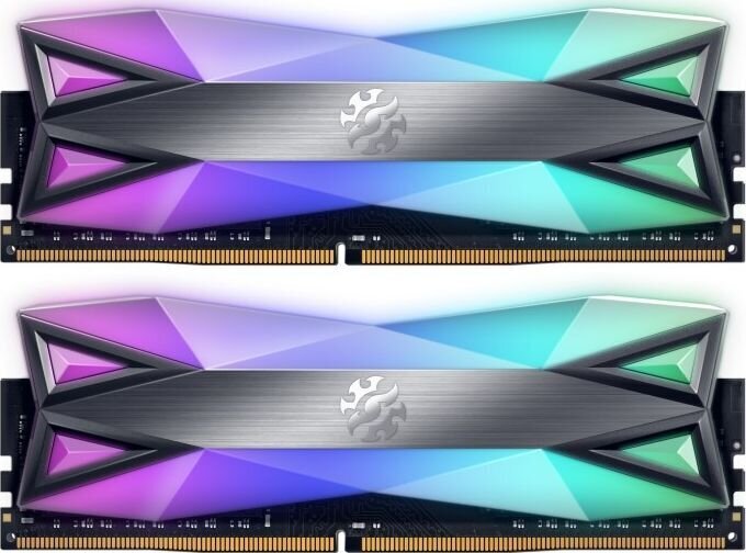 Adata XPG SPECTRIX D60G, 16GB (8GBx2), DDR4, 3200MHz (AX4U320088G16A-DT60) hinta ja tiedot | Muisti (RAM) | hobbyhall.fi