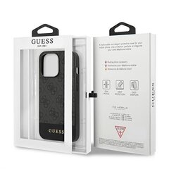 Guess GUHCP13XG4GLGR iPhone 13 Pro Max 6.7 "gray / gray hard4G Stripe Collection hinta ja tiedot | Puhelimen kuoret ja kotelot | hobbyhall.fi