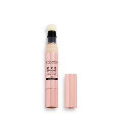 Peitevoide silmänympärysiholle Makeup Revolution Eye Bright Under Eye Concealer Fair, 3 ml hinta ja tiedot | Meikkivoiteet ja puuterit | hobbyhall.fi