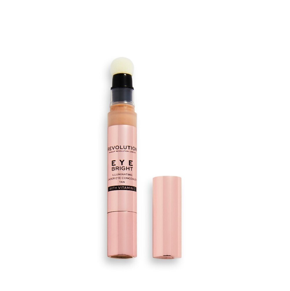 Peitevoide silmänympärysiholle Makeup Revolution Eye Bright Under Eye Concealer Tan, 3ml hinta ja tiedot | Meikkivoiteet ja puuterit | hobbyhall.fi