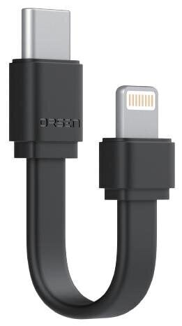 Orsen S10L, USB-C/ Lightning, 8 cm hinta ja tiedot | Puhelinkaapelit | hobbyhall.fi