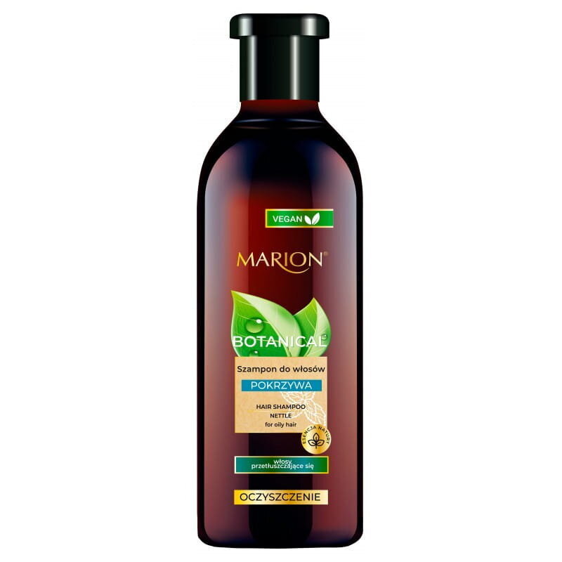 Puhdistava shampoo rasvoittuville hiuksille Nokkonen Marion Botanica, l 400ml hinta ja tiedot | Shampoot | hobbyhall.fi