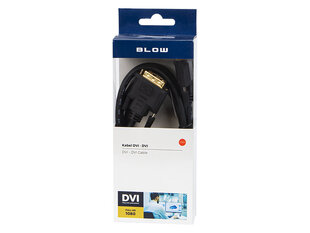 Blow cabel DVI-DVI, 1,5 m hinta ja tiedot | Kaapelit ja adapterit | hobbyhall.fi