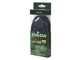 Blow cabel DVI-DVI, 3m hinta ja tiedot | Kaapelit ja adapterit | hobbyhall.fi