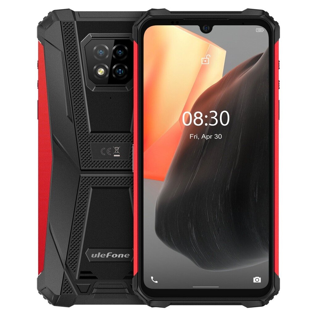 Ulefone Armor 8 Pro 8/128GB Dual SIM Red/Black UF-A8P-8GB/RD hinta ja tiedot | Matkapuhelimet | hobbyhall.fi