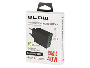 USB-Cx2+USB PD 40W hinta ja tiedot | Blow Puhelimet, älylaitteet ja kamerat | hobbyhall.fi