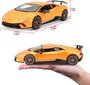 Auto Bburago Lamborghini Huracan 1:24 Oranssi hinta ja tiedot | Poikien lelut | hobbyhall.fi