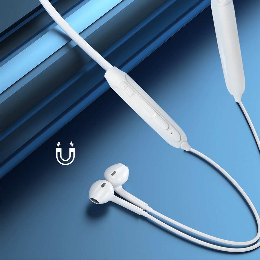 Dudao Magnetic Suction In-Ear Bluetooth U5B White hinta ja tiedot | Kuulokkeet | hobbyhall.fi