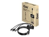 CLUB 3D USB type C+HDMI+mDP HDMI adapteri hinta ja tiedot | Kaapelit ja adapterit | hobbyhall.fi