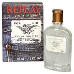 Replay Jeans Original for Him EDT 75ml hinta ja tiedot | Miesten hajuvedet | hobbyhall.fi