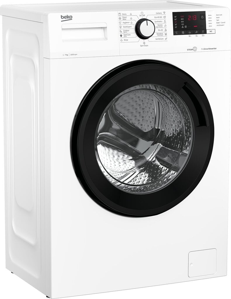 Beko WUE7512DXAW pyykinpesukone hinta ja tiedot | Pyykinpesukoneet | hobbyhall.fi