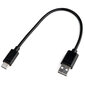 Unitek Y-C480BK, USB-A / USB-C, 25 cm hinta ja tiedot | Kaapelit ja adapterit | hobbyhall.fi