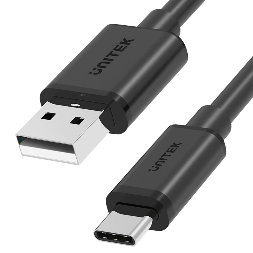 Unitek Y-C480BK, USB-A / USB-C, 25 cm hinta ja tiedot | Kaapelit ja adapterit | hobbyhall.fi