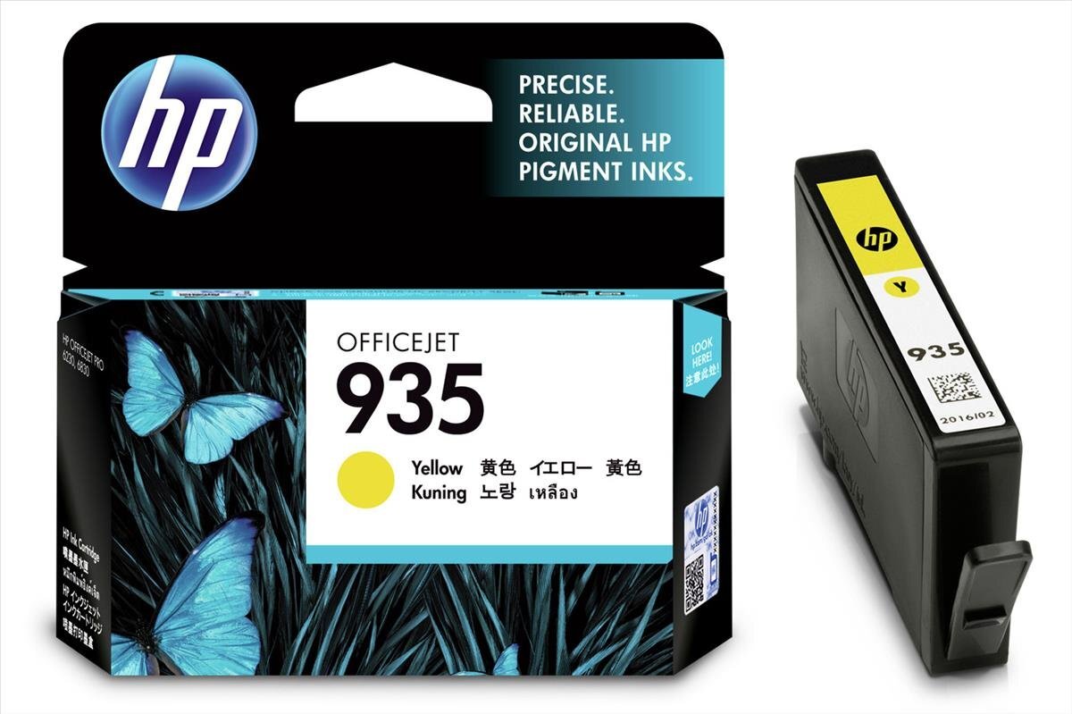 Mustekasetti HP 935, keltainen hinta ja tiedot | Mustekasetit | hobbyhall.fi