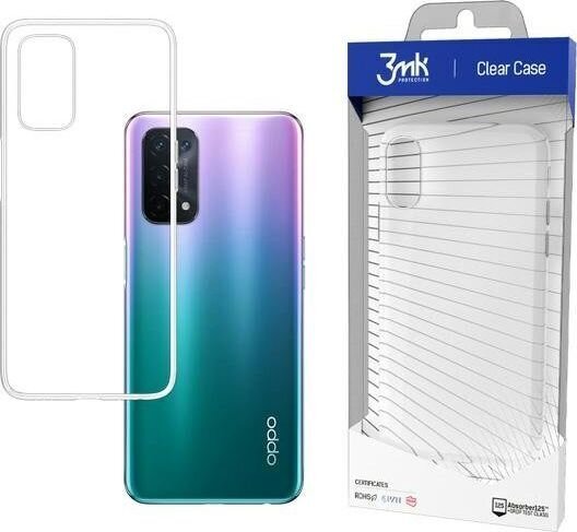 3MK Clear Case, sopii Oppo A54 5G: lle, läpinäkyvä hinta ja tiedot | Puhelimen kuoret ja kotelot | hobbyhall.fi