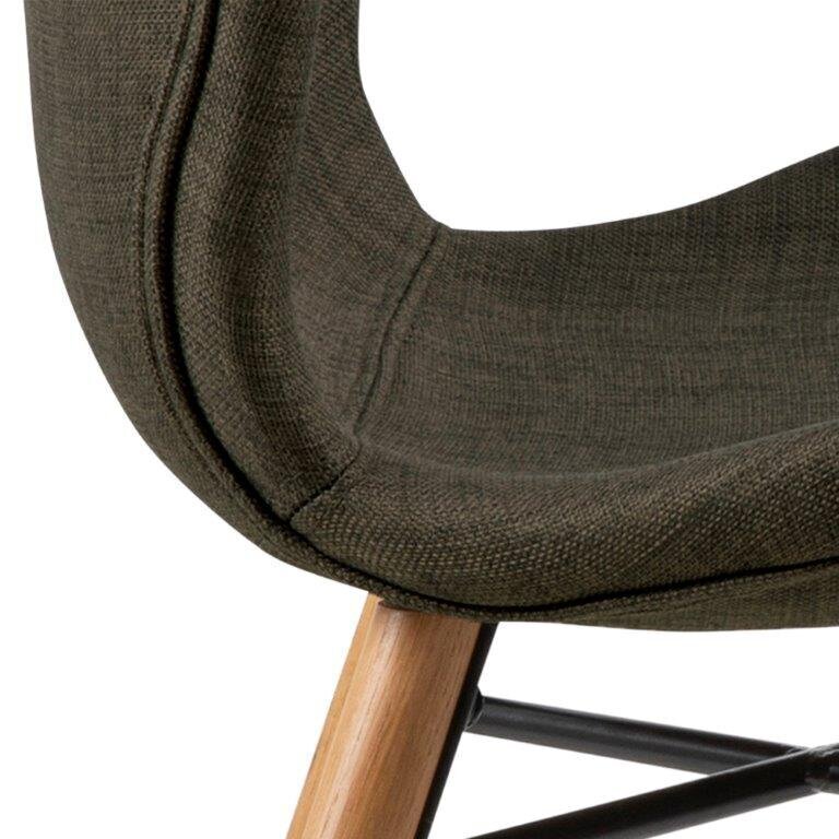2 tuolin sarja Batilda A1, ruskea/tammi hinta ja tiedot | Ruokapöydän tuolit | hobbyhall.fi
