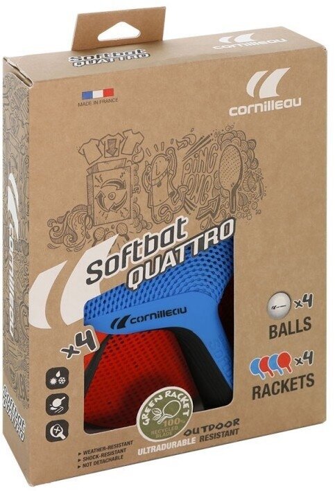 Pöytätennissetti Cornilleau Softbat Quattro hinta ja tiedot | Pingismailat | hobbyhall.fi