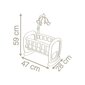 Kehto nukelle BN Baby's cot hinta ja tiedot | Tyttöjen lelut | hobbyhall.fi