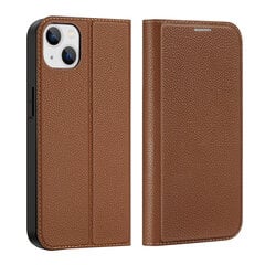 Dux Ducis Skin X2 iPhone 14 Max with magnetic flap ruskea puhelinkotelo hinta ja tiedot | Puhelimen kuoret ja kotelot | hobbyhall.fi