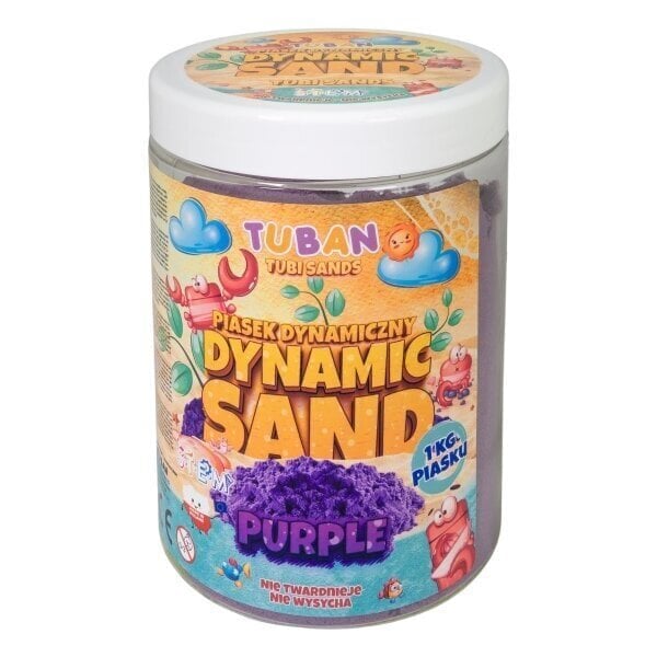 Dynaaminen hiekka Tuban violetti (1 kg) hinta ja tiedot | Taide- ja askartelutarvikkeet | hobbyhall.fi