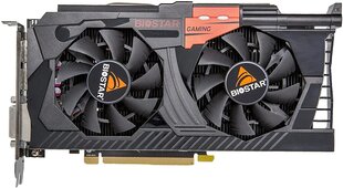 BIOSTAR AMD Radeon RX580 8GB Commander Gaming (VA5815RV82) hinta ja tiedot | Näytönohjaimet | hobbyhall.fi