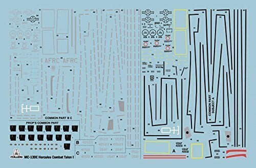 Italeri ITALERI MC-130H Combat t alon I hinta ja tiedot | Pienoismallit | hobbyhall.fi
