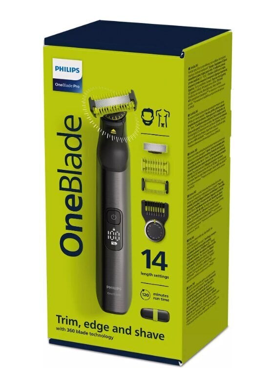 OneBlade Pro 360 QP6651/61 hinta ja tiedot | Parranajokoneet | hobbyhall.fi