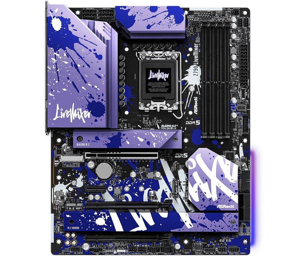 ASRock Z790 LiveMixer, ATX, LGA1700, DDR5 hinta ja tiedot | Emolevyt | hobbyhall.fi