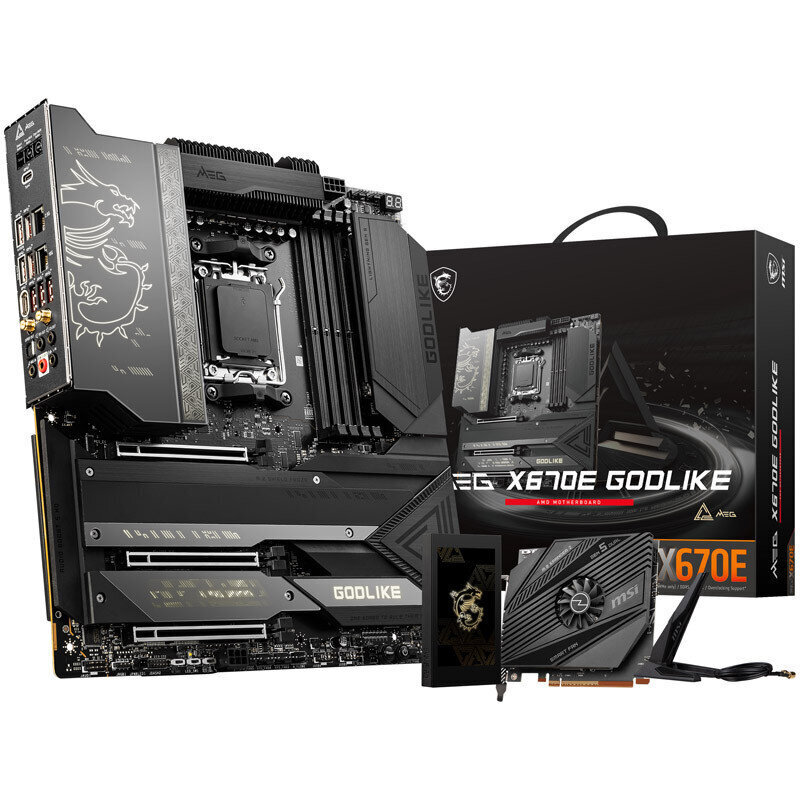 MSI MEG X670E GODLIKE, E-ATX, AM5, DDR5, WiFi hinta ja tiedot | Emolevyt | hobbyhall.fi