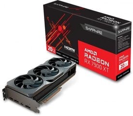 Sapphire AMD Radeon RX 7900 XT 20G GDDR6 (21323-01-20G) hinta ja tiedot | Sapphire Tietokoneet ja pelaaminen | hobbyhall.fi