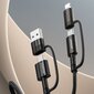 Monitoimilaite Latauskaapeli Joyroom 4in1, USB-C/USB-C/Lithtning, 1,8 m hinta ja tiedot | Puhelinkaapelit | hobbyhall.fi