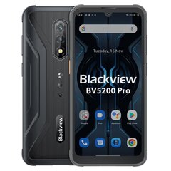 Blackview BV5200 Pro 4/64GB Dual SIM Black hinta ja tiedot | Blackview Puhelimet, älylaitteet ja kamerat | hobbyhall.fi