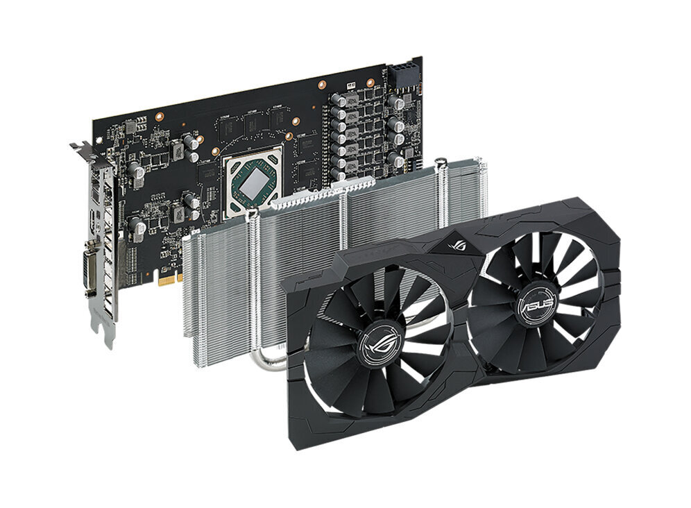 Asus ROG Strix Radeon RX 560 4GB GDDR5 (90YV0HV0-M0NA00) hinta ja tiedot | Näytönohjaimet | hobbyhall.fi