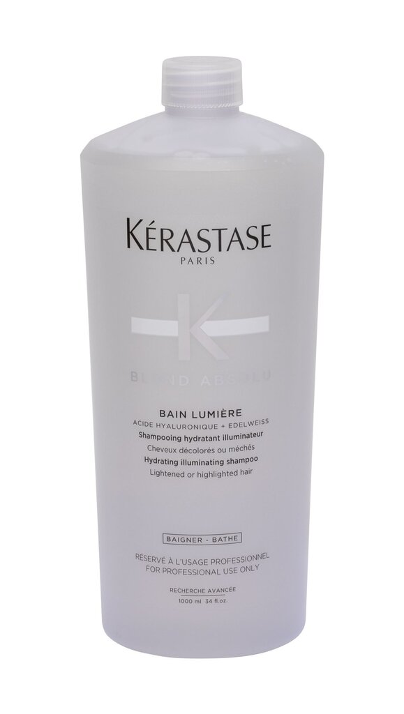 Kosteuttava shampoo Kerastase Blond Absolu Bain Lumiere Shampoo, 1000 ml hinta ja tiedot | Shampoot | hobbyhall.fi