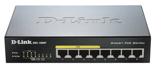 Switch D-Link 8x10 / 100 / 1000Mbps RJ45, 4xPoE, 52W hinta ja tiedot | Verkkokytkimet | hobbyhall.fi