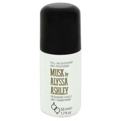 Roll-on deodorantti Alyssa Ashley Musk, 50 ml hinta ja tiedot | Alyssa Ashley Hajuvedet ja kosmetiikka | hobbyhall.fi