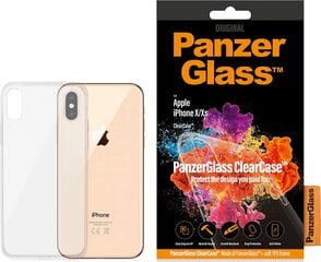 PanzerGlass ClearCase, sopii iPhone X / Xs: lle, läpinäkyvä hinta ja tiedot | Puhelimen kuoret ja kotelot | hobbyhall.fi