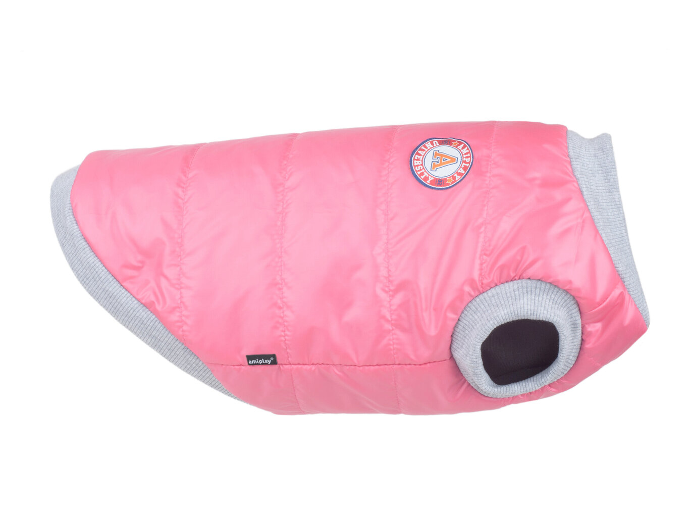 Amiplay Bronx -toppatakki koiralle, 37 cm, vaaleanpunainen hinta ja tiedot | Koiran vaatteet | hobbyhall.fi