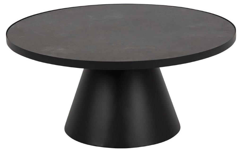 Sohvapöytä Soli 85,7 cm, musta hinta ja tiedot | Sohvapöydät | hobbyhall.fi