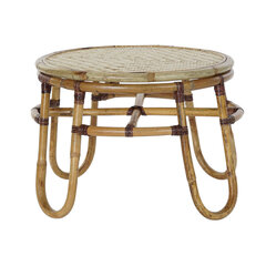 DKD Home Decor Sivupöytä, bambu/rottinki, (60 x 60 x 42 cm) hinta ja tiedot | Sohvapöydät | hobbyhall.fi