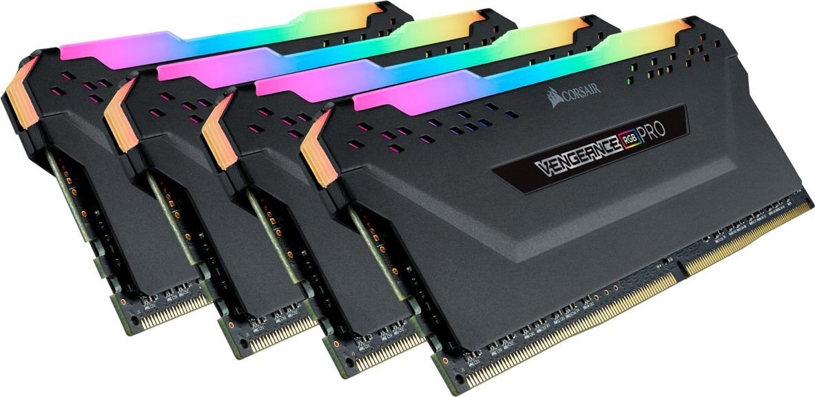 Corsair Vengeance RGB Pro, 32GB (4x8GB), DDR4, 3200MHz (CMW32GX4M4Z3200C16) hinta ja tiedot | Muisti (RAM) | hobbyhall.fi