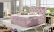 NORE Balvin -sänky, 160 x 200 cm, vaaleanpunainen hinta ja tiedot | Sängyt | hobbyhall.fi