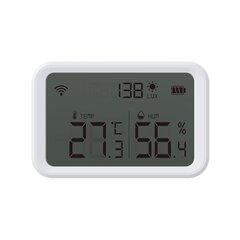 Lämpötila-, kosteus- ja valoanturi Feelspot TDSJ02W WiFi hinta ja tiedot | Sääasemat, lämpö- ja kosteusmittarit | hobbyhall.fi