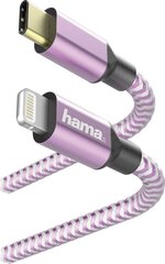 Hama 001872010000 USB C - Lightning, 1.5 m hinta ja tiedot | Puhelinkaapelit | hobbyhall.fi