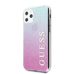 Guess GUHCN58PCUGLPBL, iPhone 11 Pro, vaaleanpunainen/sininen hinta ja tiedot | Puhelimen kuoret ja kotelot | hobbyhall.fi